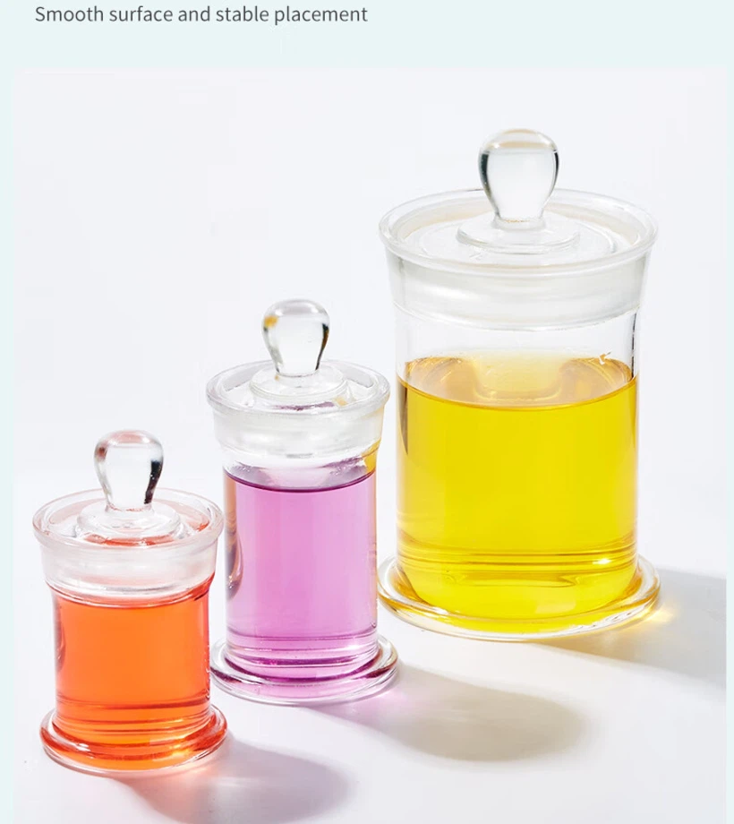 Chemistry Lab Equipment Plant Specimen Bottle Animal Pathology Seed Transparent Round Display Bottle
